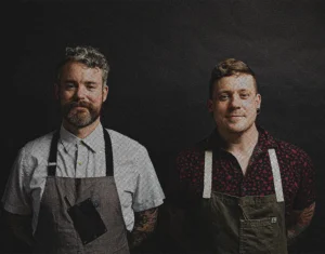 chef duo from the Flat Iron Hotel