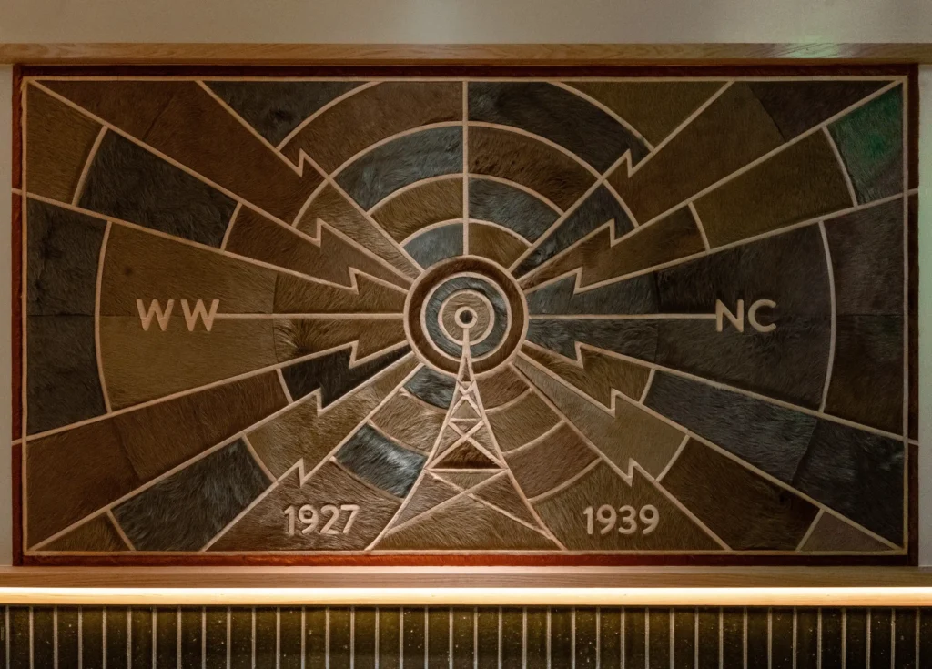 Kyle bunting rug at the flat iron hotel