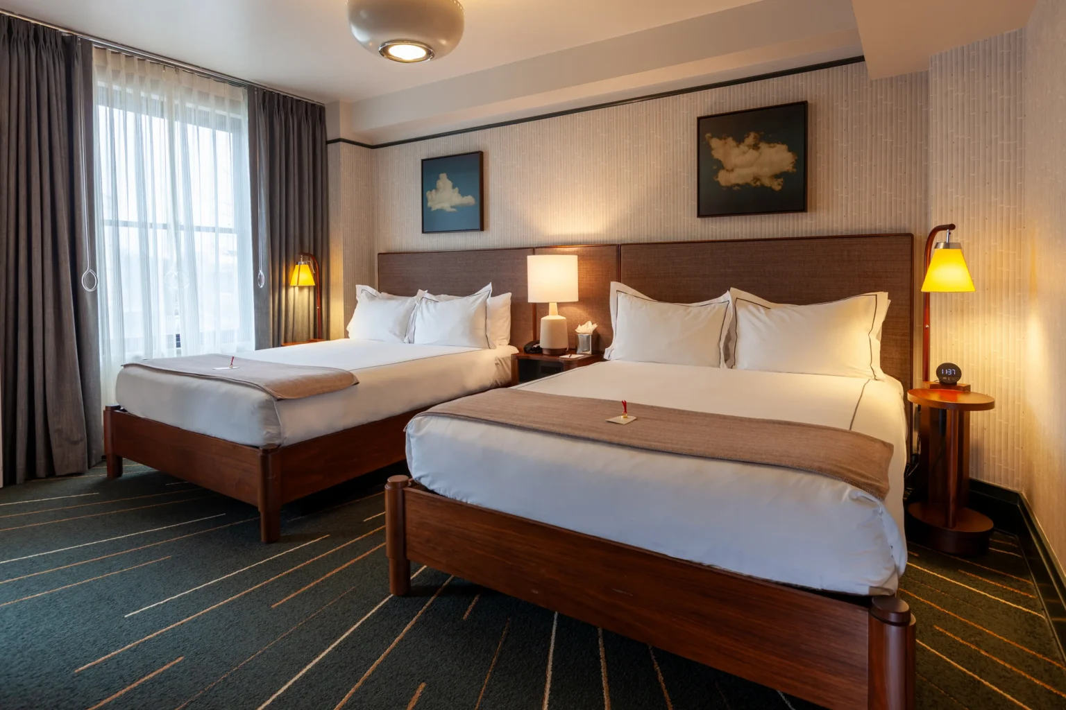 double queen room at the flat iron hotel