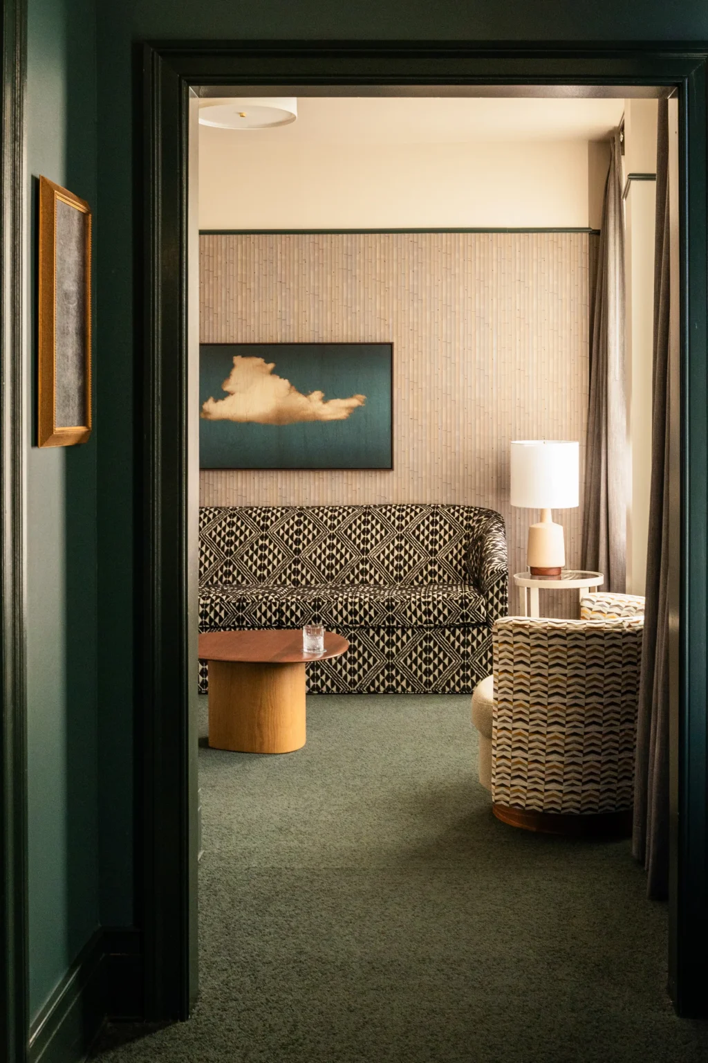 Premier King Suite at the flat iron hotel showing the sitting area