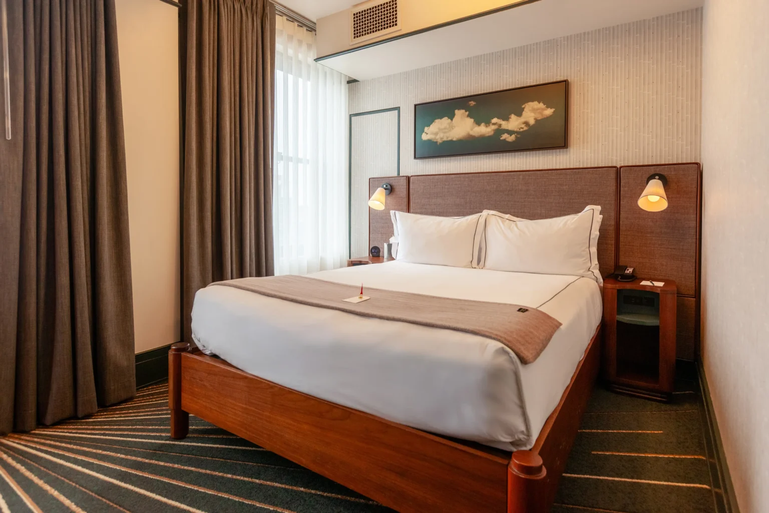 Queen suite at the flat iron hotel