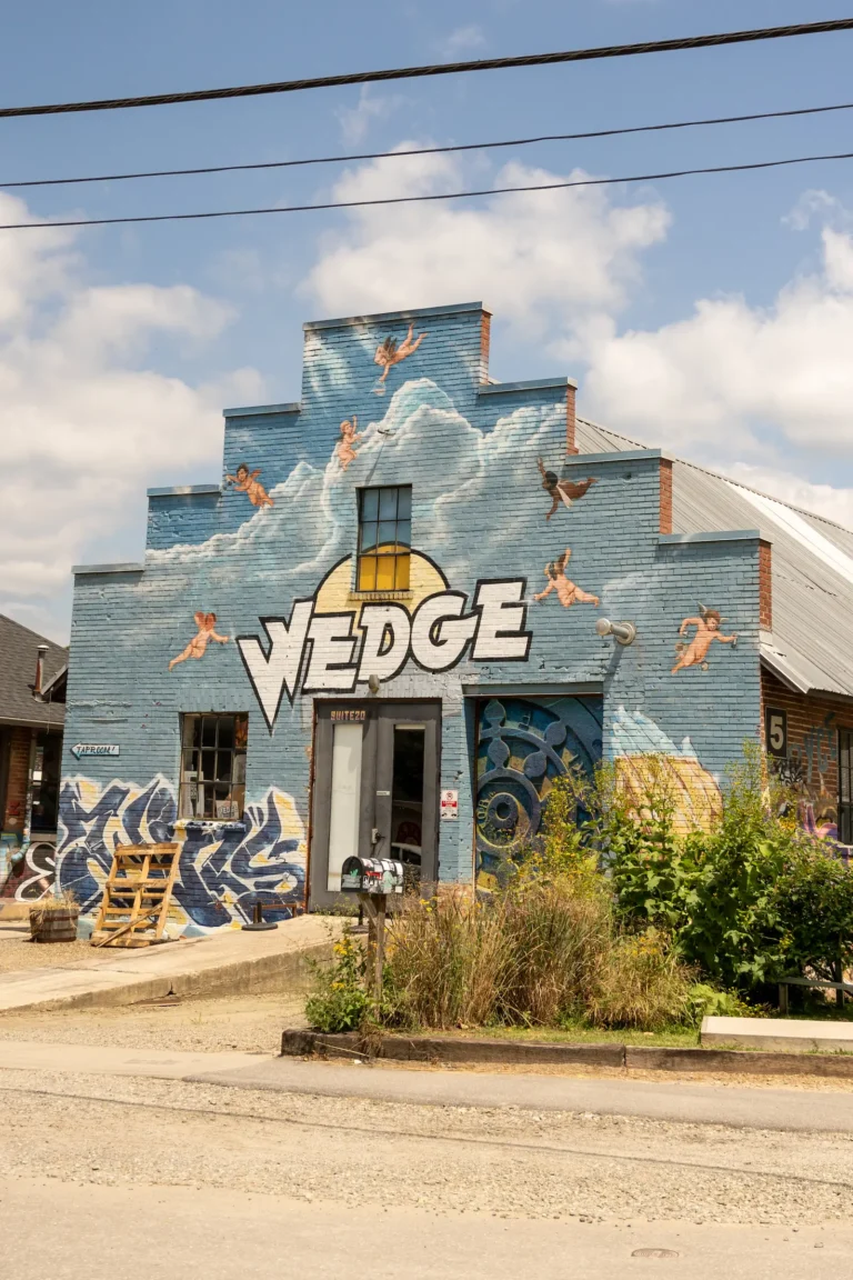 wedge brewery in the radical arts district of asheville