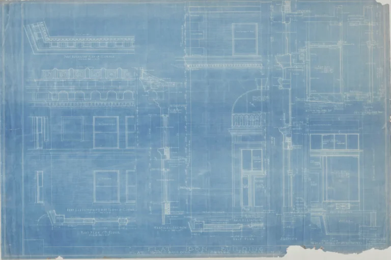 blueprints for the Flat Iron Building