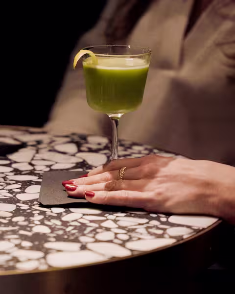 Swanky cocktail